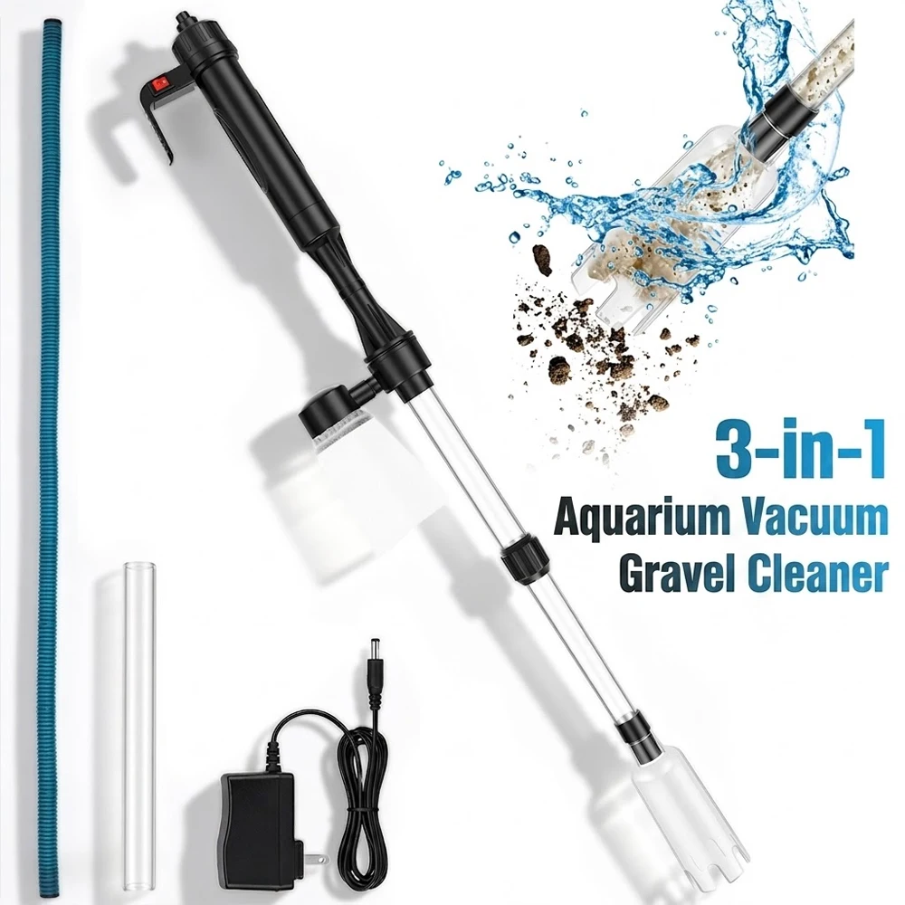 Cleaner Fish Aquarium - Aquarium Vacuum Gravel Cleaner 3 in