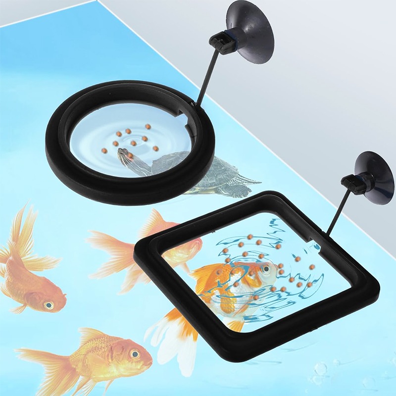 Aquarium Fish Food - Aquarium Fish Tank Feeding Ring Station