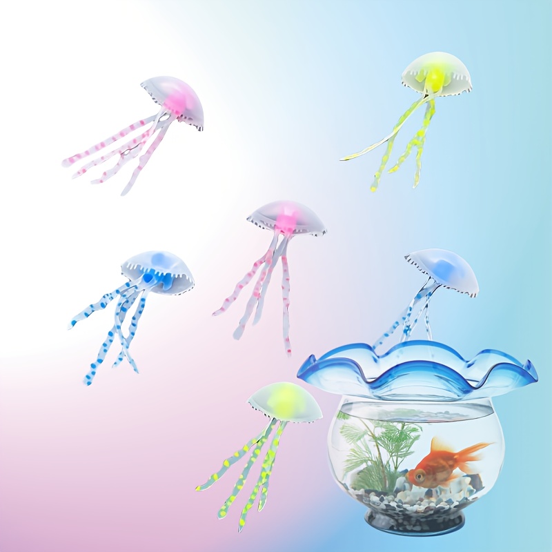 3/5Pcs Luminous Jellyfish Aqua - Aquarium Fish Discus review and price