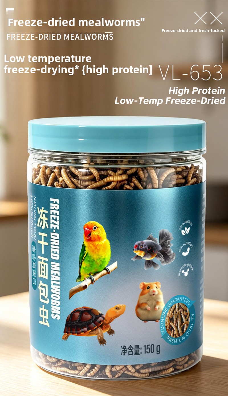 VOONLINE Freeze Dried Mealworm - Aquarium Fish Food review and price