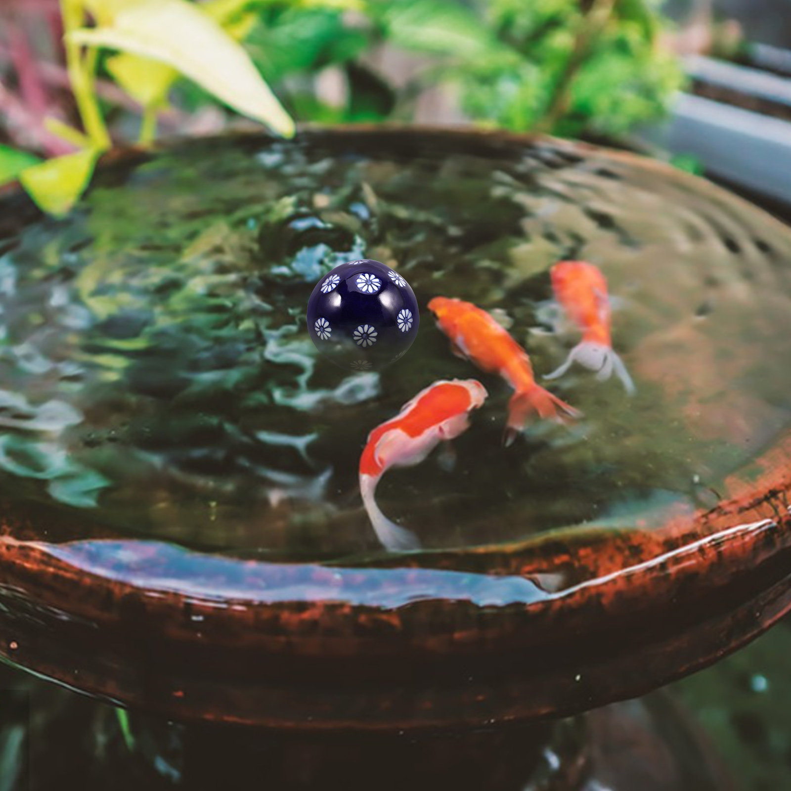 Ceramic Floating Pond Ball Art - Aquarium Fish Ball review and price