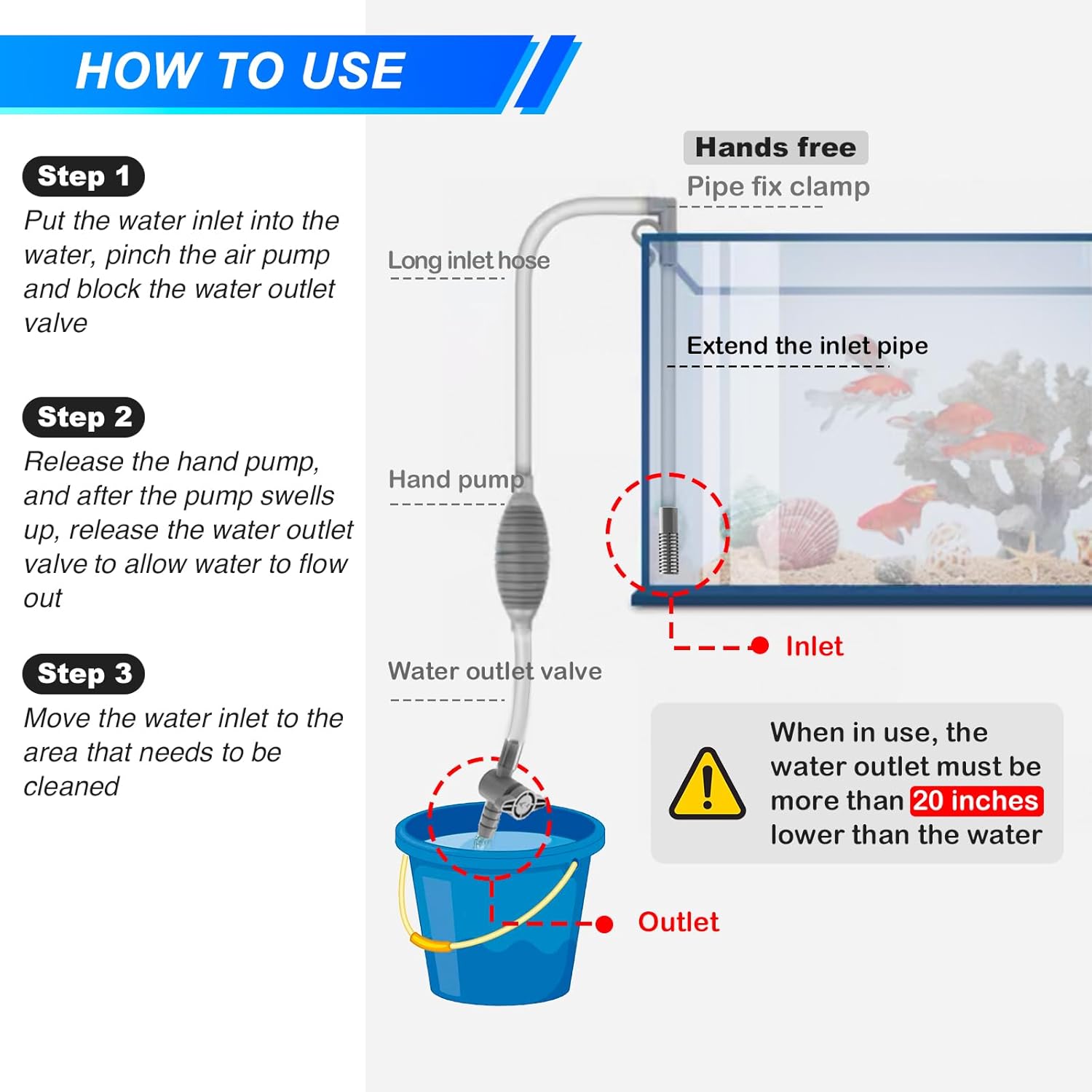 Large Fish Tank Aquarium Sipho - Cleaner Fish Aquarium review and price