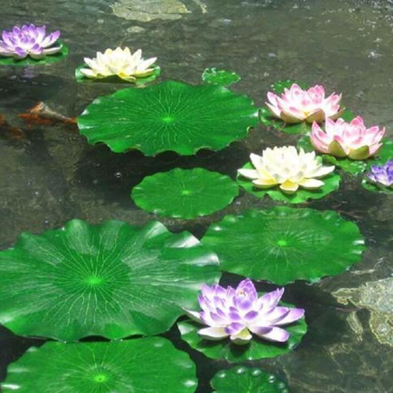 2026 Artificial Water Lily Lot - Aquarium Fish In Pond review and price