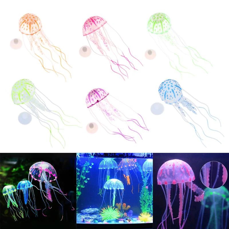 1/2pcs Silicone Fish Simulatio - Aquarium Fish Discus review and price