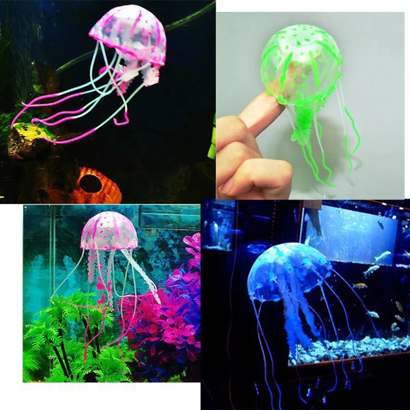 1/2pcs Silicone Fish Simulatio - Aquarium Fish Discus review and price