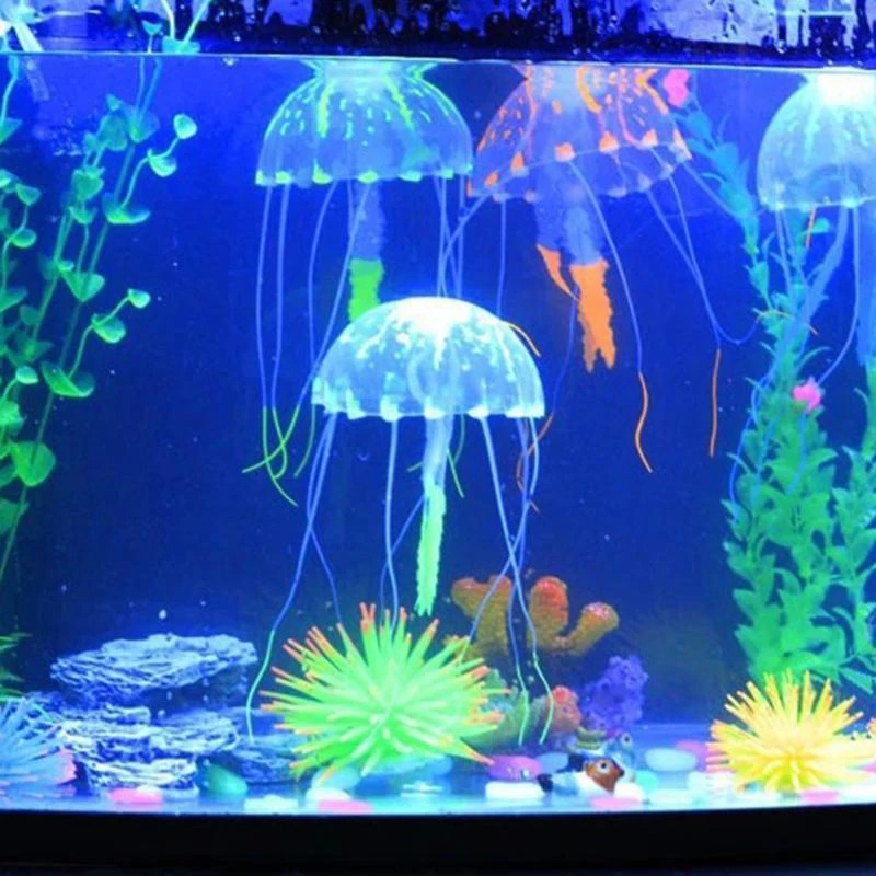 1/2pcs Silicone Fish Simulatio - Aquarium Fish Discus review and price