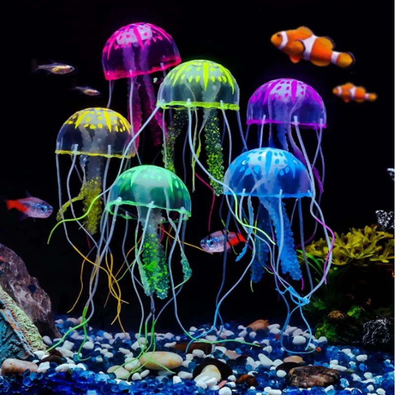 1/2Pcs Simulated Silicone Glow - Aquarium Fish Discus review and price