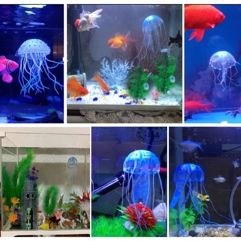 1/2Pcs Simulated Silicone Glow - Aquarium Fish Discus review and price