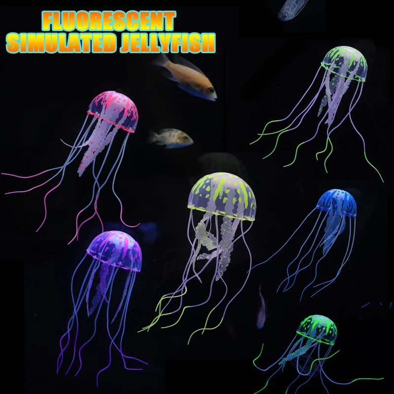 1/2Pcs Simulated Silicone Glow - Aquarium Fish Discus review and price