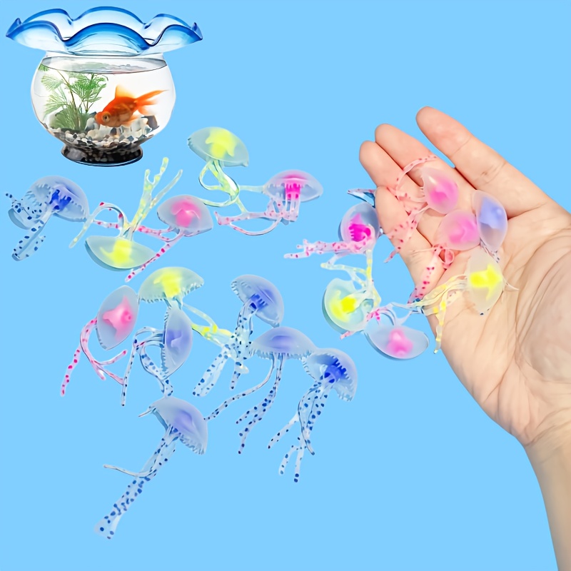 Luminous Simulation Jellyfish  - Aquarium Fish Discus review and price