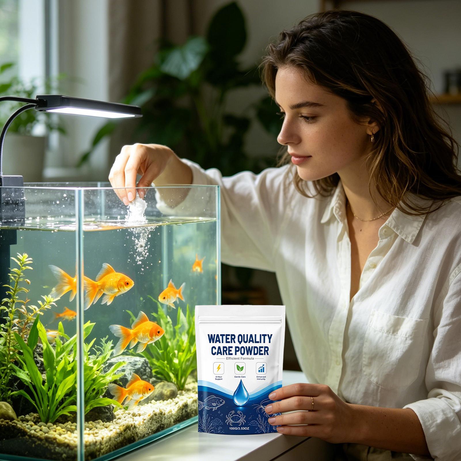 100g Aquarium Water Clarifier  - Cleaner Fish Aquarium review and price