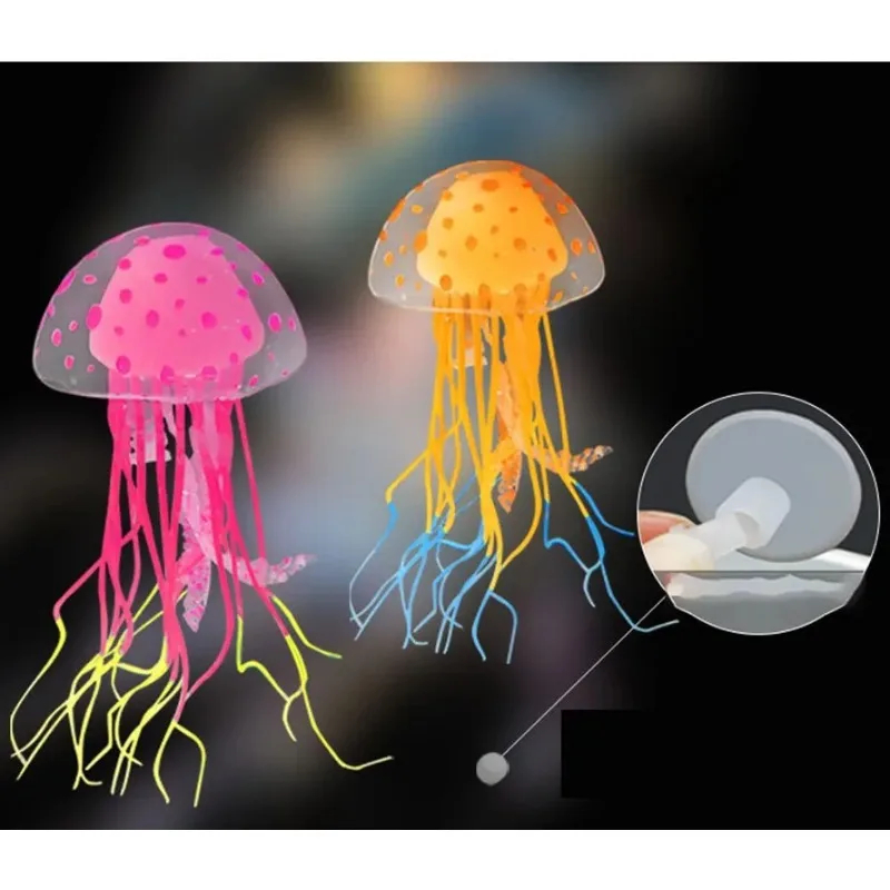 Artificial Swim Luminous Jelly - Aquarium Fish Discus review and price