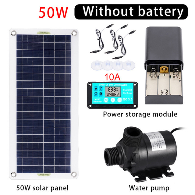 50W Solar Power Water Pump Set - Aquarium Fish In Pond review and price