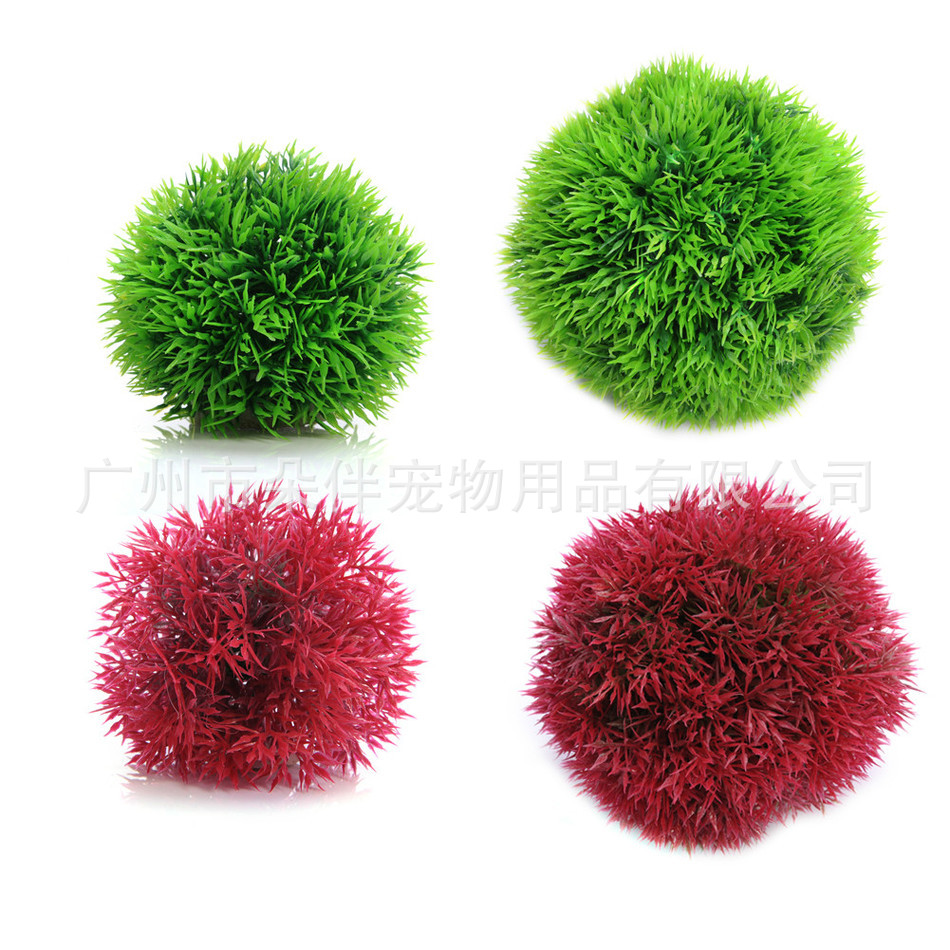 Simulation Grass ball Aquarium - Aquarium Fish Ball review and price